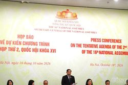 Quốc hội dự kiến xem xét 47 dự án luật, nghị quyết tại Kỳ họp thứ 2