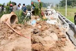 Nam thanh niên tử vong dưới mương nước đang thi công ở Phú Thọ