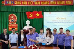 VKSND khu vực 2, tỉnh Lâm Đồng ký quy chế phối hợp với các cơ quan BHXH