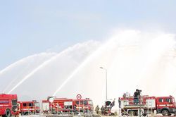 Hàng trăm cán bộ, chiến sĩ diễn tập PCCC
