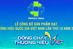 Hôm nay (16/10) diễn ra Lễ công bố sản phẩm đạt Thương hiệu quốc gia năm 2026