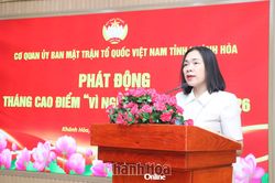 Cơ quan Ủy ban MTTQ Việt Nam tỉnh Khánh Hòa phát động Tháng cao điểm ủng hộ Quỹ “Vì người nghèo” năm 2026