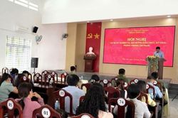 Xã Diên Thọ tập huấn nghiệp vụ, kỹ năng phòng, chống tội phạm gần 100 người