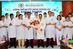 Bệnh viện Đa khoa tỉnh thành lập Khoa Lão học