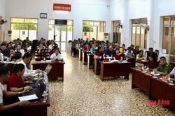 Phường Tân Giang phổ biến việc thu hồi đất phục vụ xây dựng cao tốc Bắc Kạn - Cao Bằng