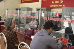 Xã Minh Tâm 100% hồ sơ thủ tục hành chính được giải quyết đúng hạn