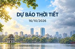 Thời tiết hôm nay 16/10: Hà Nội cao nhất 34°C, phía Nam có nơi mưa trên 70 mm