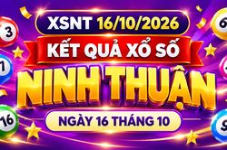 XSNT 16/10/2026 - Kết quả xổ số Ninh Thuận ngày 16 tháng 10