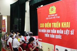 Hà Nội: Thu nhận hơn 600 mẫu sinh phẩm ADN của thân nhân liệt sĩ