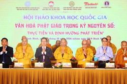 Khai mạc Hội thảo quốc gia 'Văn hóa Phật giáo Việt Nam trong kỷ nguyên số'