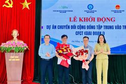 Khởi động dự án chuyển đổi cộng đồng tập trung vào trẻ em