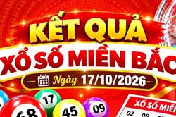 Kết quả xổ số miền Bắc h&ocirc;m nay ng&agrave;y 17/10/2026