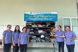 Quyên góp quần áo tặng bệnh nhân có hoàn cảnh khó khăn
