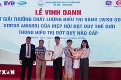 Bệnh viện Đột quỵ và Thần kinh Hà Nội-Thái Bình nhận giải thưởng uy tín