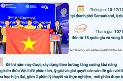 Olympic Vật lý Quốc tế Al-Fergani: 4/4 học sinh Việt Nam đoạt huy chương