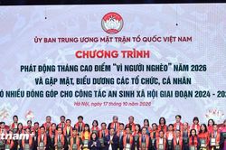 Phát động Tháng cao điểm 'Vì người nghèo' và vinh danh 225 tập thể, cá nhân