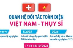 Quan hệ Đối tác toàn diện Việt Nam - Thụy Sĩ