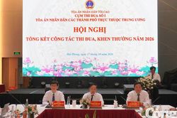 Cụm thi đua số 1 TANDTC tổng kết công tác thi đua, khen thưởng