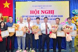 Xã Gào gặp mặt doanh nghiệp, hợp tác xã, hộ kinh doanh và các nhà đầu tư