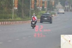 Lào Cai: Nam học sinh vi phạm 5 lỗi giao thông, điều khiển xe gắn máy chạy 82 km/h