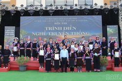 Lao Chải tổ chức Hội thi trình diễn nghề truyền thống