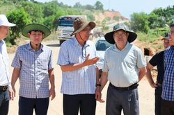 Lãnh đạo UBND tỉnh Lâm Đồng kiểm tra tiến độ các dự án hạ tầng trọng điểm phía Đông