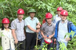 Phó Chủ tịch UBND tỉnh Đinh Văn Tuấn khảo sát hệ thống hang động núi lửa Krông Nô