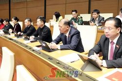 Đoàn đại biểu Quốc hội tỉnh Sơn La dự khai mạc Kỳ họp thứ Hai, Quốc hội khóa XVI và thảo luận tổ về các dự án Luật