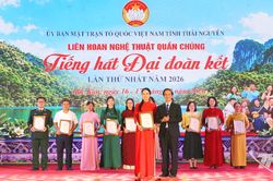 Liên hoan 'Tiếng hát đại đoàn kết' khu vực I thành công tốt đẹp