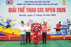 Giải thể thao CIC Open 2026: Rèn luyện sức khỏe, thắt chặt tình đoàn kết trong ngành Ngân hàng