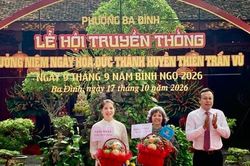 Phường Ba Đình kỷ niệm ngày hóa Đức Thánh Huyền Thiên Trấn Vũ năm 2026