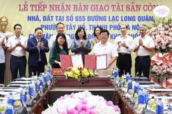 Bàn giao cơ sở nhà, đất tại Hà Nội cho Văn phòng Hội đồng Y khoa Quốc gia