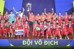 CLB TP.HCM I đăng quang Giải b&oacute;ng đ&aacute; nữ VĐQG 2026