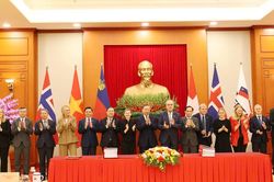 Ch&iacute;nh thức k&yacute; kết Hiệp định Thương mại tự do Việt Nam - EFTA