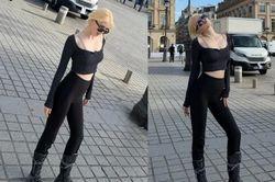 Han So Hee thu h&uacute;t sự ch&uacute; &yacute; tại Paris