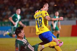Đội b&oacute;ng của C&ocirc;ng Phượng gi&agrave;nh được điểm số đầu ti&ecirc;n tại LPbank V.League 1