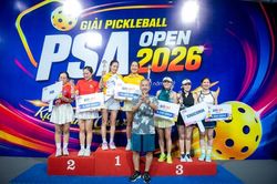 PSA Pickleball Open 2026: Gần 200 vận động viên tranh tài, tăng cường kết nối doanh nghiệp