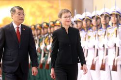 Thủ tướng L&ecirc; Minh Hưng chủ tr&igrave; lễ đ&oacute;n Thủ tướng C&ocirc;ng quốc Liechtenstein