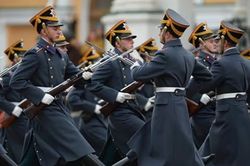 Mãn nhãn màn đổi gác bộ binh, kỵ binh cuối cùng năm 2026 tại Điện Kremlin
