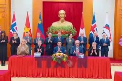 Lễ ký Hiệp định thương mại tự do giữa Việt Nam và các nước thành viên EFTA