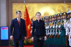 Thủ tướng L&ecirc; Minh Hưng chủ tr&igrave; lễ đ&oacute;n ch&iacute;nh thức Thủ tướng Liechtenstein