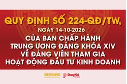[Loạt Infographic] Quy định số 224-QĐ/TW về đảng vi&ecirc;n tham gia hoạt động đầu tư kinh doanh