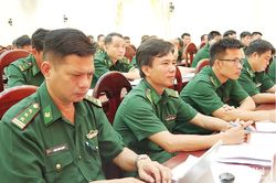 Trung t&aacute; Đinh Xu&acirc;n Y&ecirc;n đoạt giải nhất c&aacute; nh&acirc;n Hội thi Ph&oacute; Đồn trưởng nghiệp vụ bi&ecirc;n ph&ograve;ng giỏi năm 2026