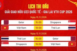 C&ocirc;ng bố lịch thi đấu Giải b&oacute;ng đ&aacute; giao hữu quốc tế U23 - Gia Lai VTV Cup 2026