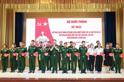 Bộ Quốc phòng bế mạc lớp đào tạo kỹ năng sử dụng công nghệ thông tin và chuyển đổi số