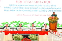Sự kiện Chủ tịch Hồ Ch&iacute; Minh đến vịnh Cam Ranh th&aacute;ng 10-1946: Dấu ấn lịch sử, gi&aacute; trị vượt thời gian