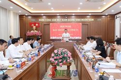 Ban Thường vụ Tỉnh ủy xem x&eacute;t, quyết định c&aacute;c nội dung theo thẩm quyền