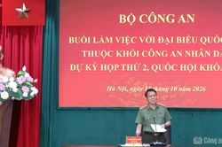 Ph&aacute;t huy vai tr&ograve; đại biểu Quốc hội khối C&ocirc;ng an nh&acirc;n d&acirc;n