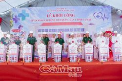Khởi c&ocirc;ng Dự &aacute;n n&acirc;ng cấp Bệnh viện Qu&acirc;n - D&acirc;n y C&agrave; Mau