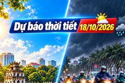 Thời tiết h&ocirc;m nay 18/10: Mưa d&ocirc;ng gia tăng về chiều tối, nhiều khu vực ph&iacute;a Nam c&oacute; nguy cơ ngập &uacute;ng